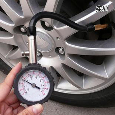 汽车轮胎气压表高精度车载用品 胎压计检测器压力表 可放气 包邮