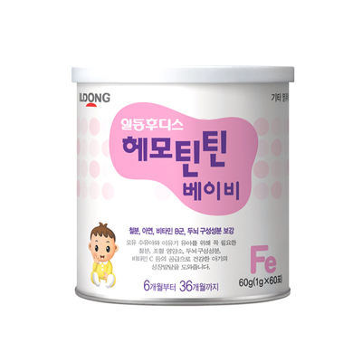 韩国福德食婴幼儿钙铁锌维生素营养粉婴儿补充铁元素宝宝营养品