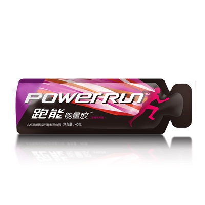 户外骑行马拉松运动PowerRun跑能能量胶蓝莓味能量棒特价10支包邮