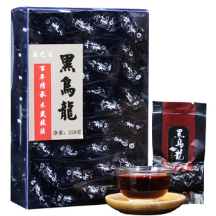 特级高山浓香型炭焙黑乌龙茶叶 木炭技法250g茶叶 去油腻减肚子