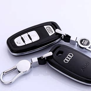 奥迪钥匙保护壳 奥迪钥匙套A4 L A6L Q5 一键启动智能专用钥匙包