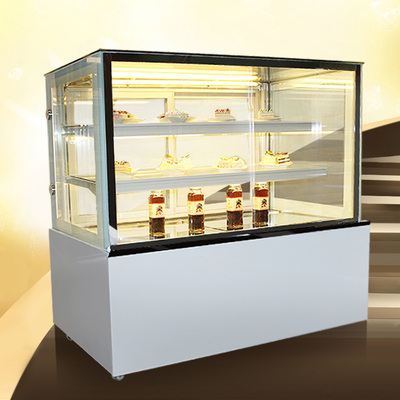 圆弧直角蛋糕柜保鲜柜冷藏蛋糕展示冰柜前后开门定制