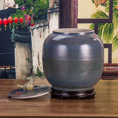 新品景德镇陶瓷20斤30斤米缸东西瓜缸油缸水缸茶叶储物罐腌菜坛