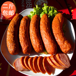 哈尔滨红肠 正宗欧式肉联红肠 东北特产零食新鲜瘦肉型儿童肠500g