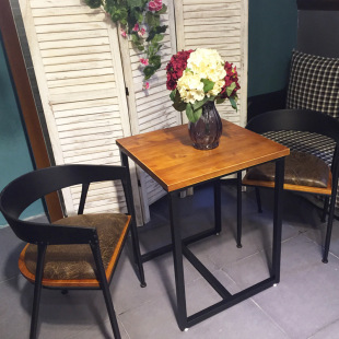餐椅欧式复古铁艺电脑椅饭店休闲椅咖啡厅实木坐垫椅办公靠背凳子