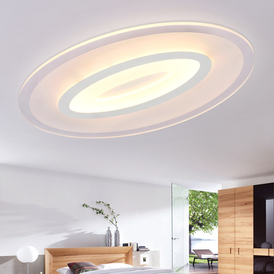 创意现代简约大气椭圆LED超薄吸顶灯宜家客厅卧室餐厅书房灯饰具