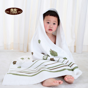 良良浴巾 婴幼儿浴巾 生态竹纺（长浴巾）LLH10-1 柔软舒适 吸湿