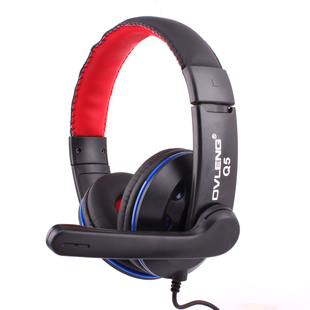 包邮OVLENG/奥兰格Q5电脑耳机USB耳机头戴式护耳耳麦专业游戏耳机
