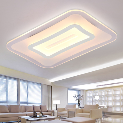 led吸顶灯超薄客厅灯长方形大气现代简约平板卧室餐厅书房灯饰具