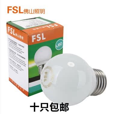 佛山照明LED灯泡3瓦LED球泡白光暖光节能光源