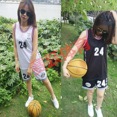 篮球服女套装无袖篮球衣女班服队服DIY定制印字号